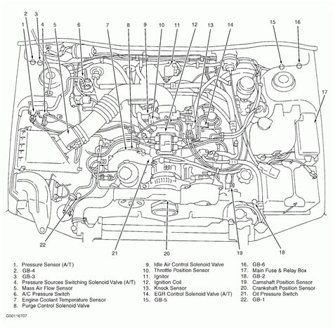 1999 subaru legacy engine diagram 